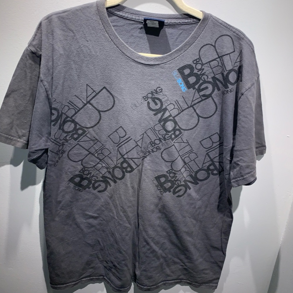 Billabong Gray Graphic Tee